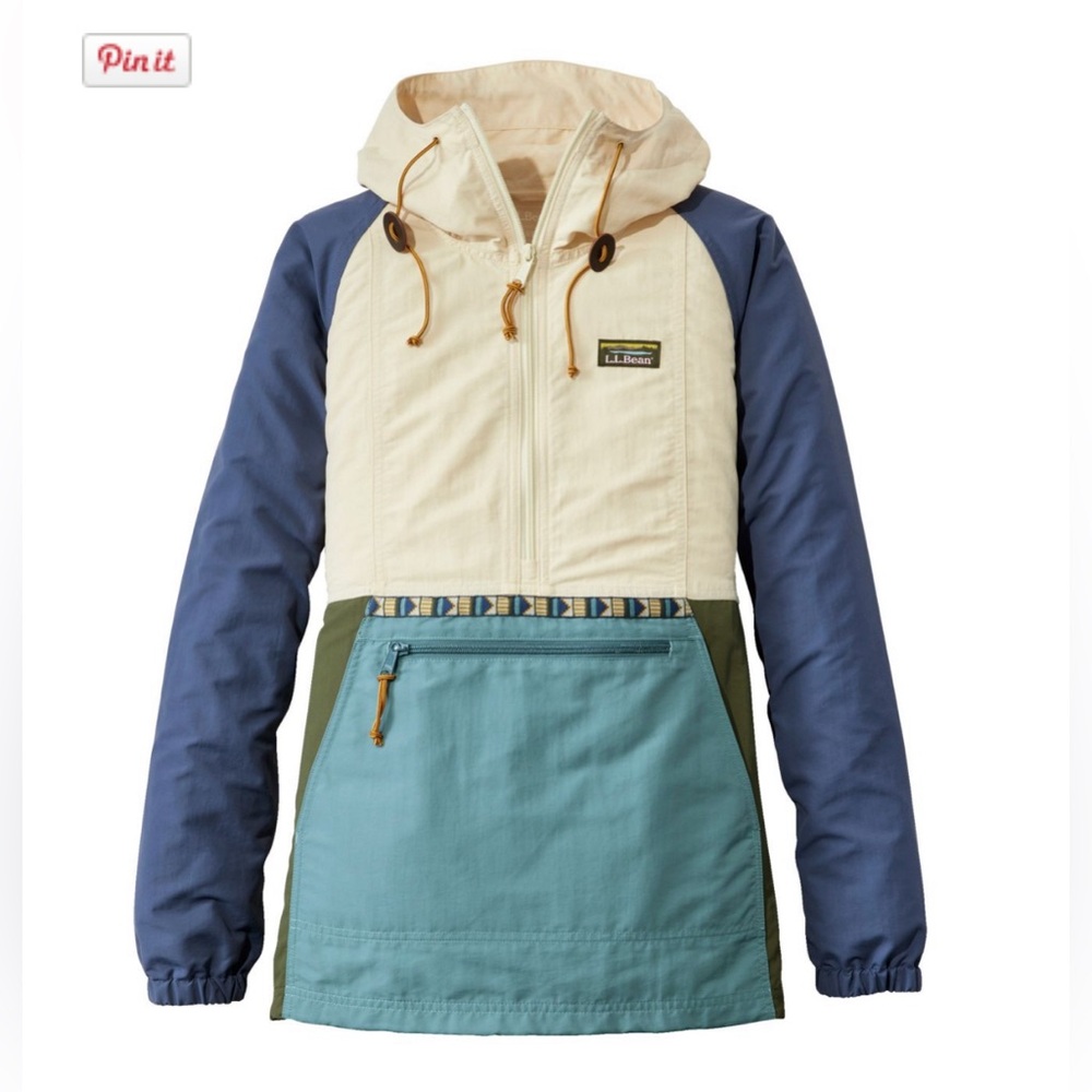 L.L.Bean Women's Mountain Classic Anorak, Multi-Color - Picture 2 of 5